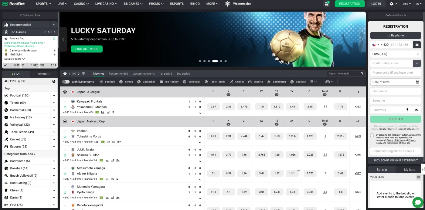 Registrazione BeatBet Italia — crea un account in pochi minuti